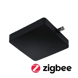 Czarny zasilanie środkowe - końcowe Zigbee max 300W do szyn 1-fazowych URail Paulmann PL96819