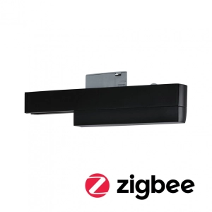 Czarny kontroler do bramki Zigbee do szyn 1-fazowych URail Paulmann PL95524