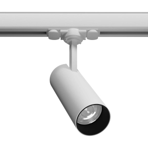 Biały reflektor na szynę 3-fazową Thoro MYL.00087 Torn LED 10W 900LM 3000K 38stopni