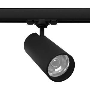 Czarny reflektor na szynę 3-fazową Thoro MYL.00088 Celi LED 20W 1080LM 4000K 38stopni