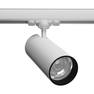 Biały reflektor na szynę 3-fazową Thoro MYL.00091 Celi LED 20W 1080LM 3000K 38stopni