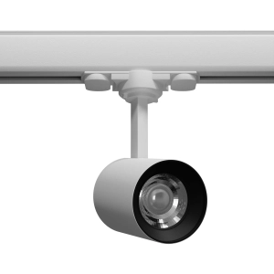 Biały reflektor na szynę 3-fazową Thoro MYL.00097 Kami LED 8W 650LM 3000K 36stopni