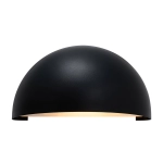 Czarna zewnętrzna lampa ścienna kopuła kinkiet elewacyjny Nordlux 2320721003 Scorpius Maxi E27 IP44