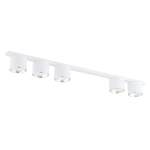 Biała listwa z pięcioma reflektorami Emibig 1311/5 Nano 4xES111 116cm