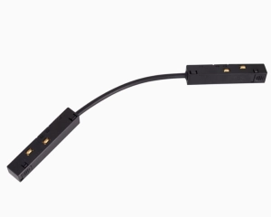 Czarny giętki łącznik zasilający do szyn magnetycznych Max Light MA0003