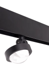 Czarny reflektor na szynę magnetyczną Max Light M0018D 8W 766LM 3000K Dali 40stopni