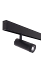 Czarny reflektor na szynę magnetyczną Max Light M0013D 12W 783LM 3000K Dali 15-58stopni