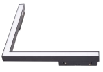 Czarny reflektor na szynę magnetyczną Max Light M0006Z 18W 1110LM 2700K-5000K 30x30cm Smart Zigbee Tuya