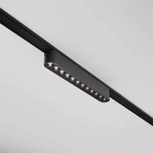 Czarny reflektor na szynę magnetyczną Radity Maytoni TR082-1-12W4K-M-B Points LED 12W 4000K 22cm