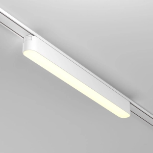 Biały reflektor na szynę magnetyczną Radity Maytoni TR080-1-18W3K-W Basis LED 18W 3000K 33cm