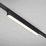 Czarny reflektor na szynę magnetyczną Radity Maytoni TR080-1-18W3K-B Basis LED 16W 3000K 33cm