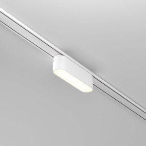 Biały reflektor na szynę magnetyczną Radity Maytoni TR080-1-6W4K-W Basis LED 6W 4000K 11,6cm