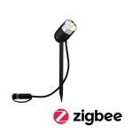 Reflektor ogrodowy do zestawu Plug & Shine Pike SH Zigbee RGBW 4W IP44 24V antracyt / tworzywo sztuczne Paulmann PL94283