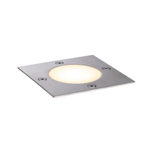 Oprawa dogruntowa do zestawu Plug & Shine Floor kwadratowa 4W 3000K IP65 24V stal nierdzewna Paulmann PL94227