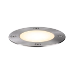 Oprawa dogruntowa do zestawu Plug & Shine Floor okrągła 4W 3000K IP65 24V stal nierdzewna Paulmann PL94228