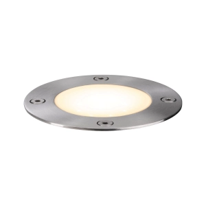 Oprawa dogruntowa do zestawu Plug & Shine Floor okrągła 4W 3000K IP65 24V stal nierdzewna Paulmann PL94228