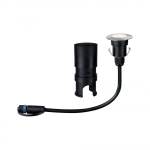 Oprawa dogruntowa do zestawu Plug & Shine Floor Mini okrągła 2.5W 3000K IP67 24V srebrny / stal nierdzewna Paulmann PL93951
