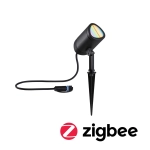 Reflektor ogrodowy do zestawu Plug & Shine Shira LED SH Zigbee RGBW 6.5W 500lm IP65 24V antracyt Paulmann PL94849