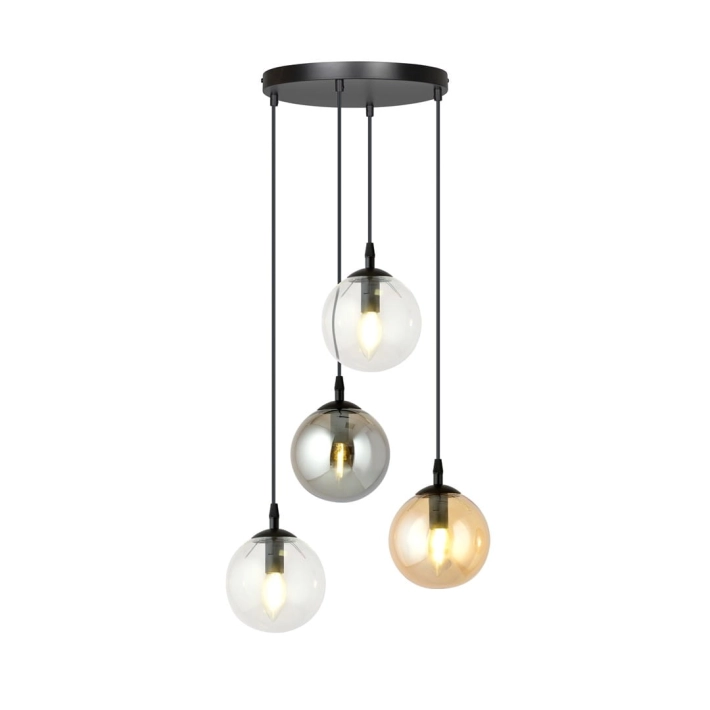 Lampa EMIBIG Cosmo 714/4PREM czarny - 3db8c82db33d5e98f1f4338ecf53d6e9