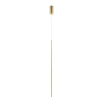Złota smukła podłużna lampa wisząca ledowy walec Maytoni MOD246PL-L24BSK1 Halo LED 15W 3000K-4000K 1,7cm