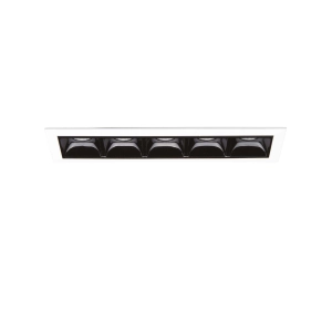 Biała lampa podtynkowa prostokątna Ideal Lux 267876 Lika fi trim 12W 4000K LED 14.6cm