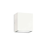 Biała prostokątna lampa ścienna kinkiet zewnętrzny góra - dół Ideal Lux 268309 Argo ap2 3000k LED 10W