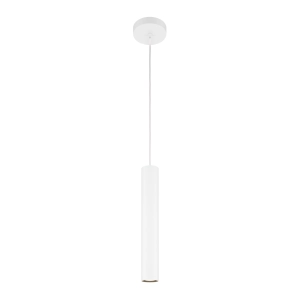 Biała smukła lampa wisząca walec 40cm Maytoni MOD161PL-01W1 Pro Focus GU10 6cm