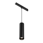 Czarna lampa wisząca na czarną szynę magnetyczną Exility Maytoni TR041-2-12W4K-B Focus LED 12W 4000K 36stopni