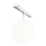 Biała lampa szklana kula na szynę magnetyczną Exility Maytoni TR038-2-5W4K-W-1 Luna LED 5W 4000K 360stopni