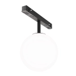 Czarno biała lampa szklana kula na szynę magnetyczną Exility Maytoni TR038-4-5W3K-WW-DS-1 Luna LED 5W 3000K-6000K 360stopni Bluetooth