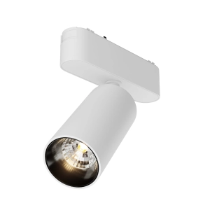 Biały reflektor na szynę magentyczną Radity Maytoni TR103-1-12W3K-M-W Focus LED 12W 3000K 36stopni