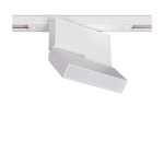 Biały regulowany prostokątny reflektor na szynę magnetyczną Multiline Oxyled 896914 Stripe Spot 12W 4000K 120stopni Dali 11,5cm