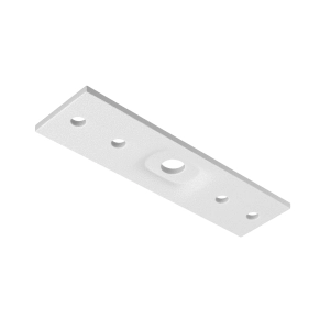 Biały metalowy łącznik prosty do szynoprzewodów magnetycznych Multiline Oxyled 897881 Typ B C D E
