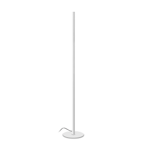 Biała smukła lampa liniowa podłogowa ze ściemniaczem Ideal Lux 304922 Look pt1 LED 24W 3000K