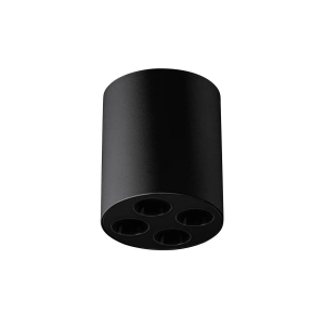 Plafon sufitowy w kształcie walca w stylu loftowym Sollux Lighting SL.1210 Deep Space ZOE czarny LED 9W 4000K