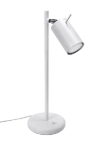 Lampa biurkowa regulowana Sollux Lighting SL.1090 Bittersweet Shimmer RING biała 1xGU10