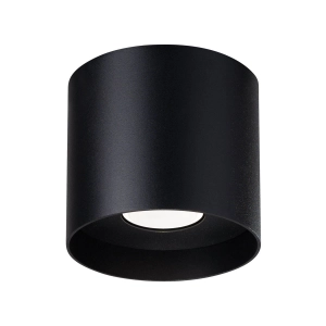 Lampa sufitowa plafon walec Sollux Lighting SL.1281 Deep Space MIKA czarny 1xGU10