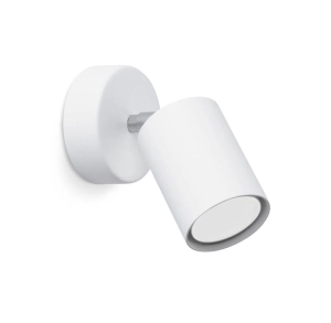 Kinkiet ścienny regulowany Sollux Lighting SL.1123 LEMMI 1 biały 1xGU10