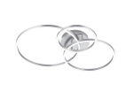 Lampa sufitowa pierścieniowa Trio Lighting 670810607 Winona LED 10W+28W 2700K-6500K