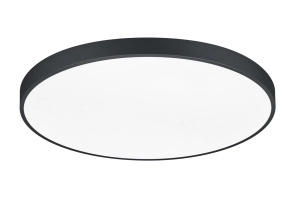 Lampa sufitowa plafon okrągły czarny matowy Trio Lighting 627417532 Waco LED 51W 2300K+3000K+4000K