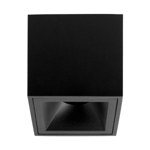 Czarna kwadratowa oprawa sufitowa punktowa GU10 Loonari (Oxyled) Crosti Pero SQ SM 459161