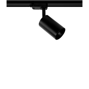 Czarny reflektor na szynę 3-fazową GU10 Loonari (Oxyled) Crosti Lacce TR S 890790