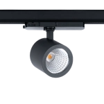 Czarny reflektor na szynę 3-fazową Loonari (Oxyled) Altino 701881 34W 3400lm 3500K 36stopni