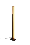 Lampa podłogowa designerska drewniana Trio Lighting 441610132 Kerala LED 16W 3000K