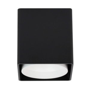 Czarno-biała kwadratowa oprawa sufitowa punktowa Loonari (Oxyled) Lapilo SQ SM 458232 8W 660lm CRI90 3000K 40stopni