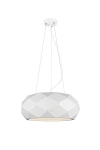 Lampa wisząca nowoczesna metalowa biały mat Trio Lighting 303500331 Zandor 3xE27 50cm