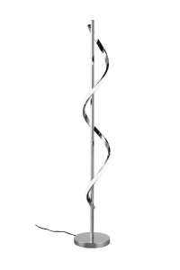 Lampa podłogowa metalowa asymetryczna z przełącznikiem nożnym chrom RL R42201106  Isabel LED 21.5W 4000K