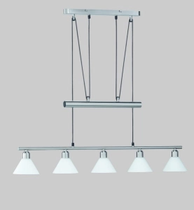 Lampa wisząca nowoczesna pięciopunktowa Trio Lighting 3751051-07 Stamina 5xE14