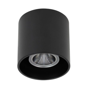 Czarna okrągła oprawa sufitowa punktowa Loonari (Oxyled) Senise RO 456689 11,4W 1288lm CRI90 3000K 36stopni