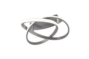 Lampa sufitowa z dwoma pierścieniami otoczonymi akrylową białą osłoną RL R62051107 Course LED 18W 3000K